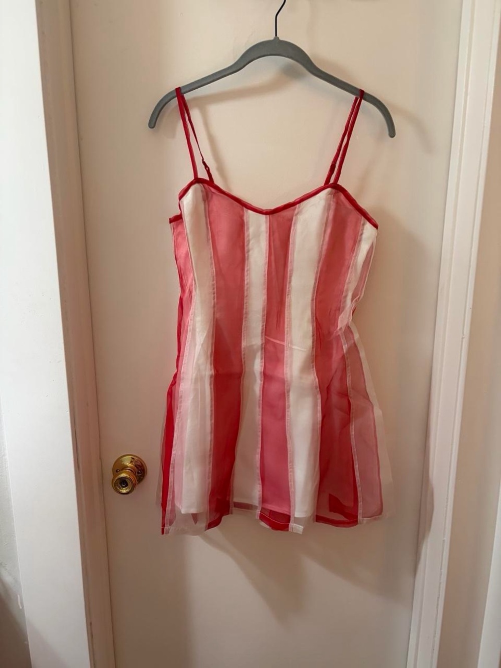 FASHION BRAND COMPANY SILK STRIPED DRESS